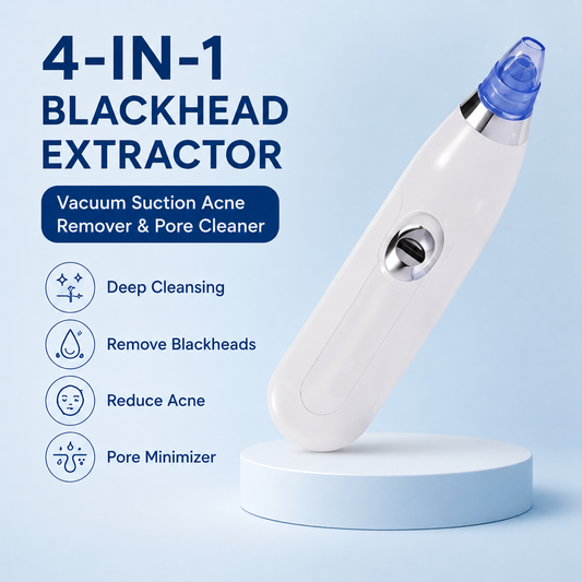 Portable Blackhead Remover Vacuum – 3-Level Facial Pore Cleaner for Deep Skin Cleansing